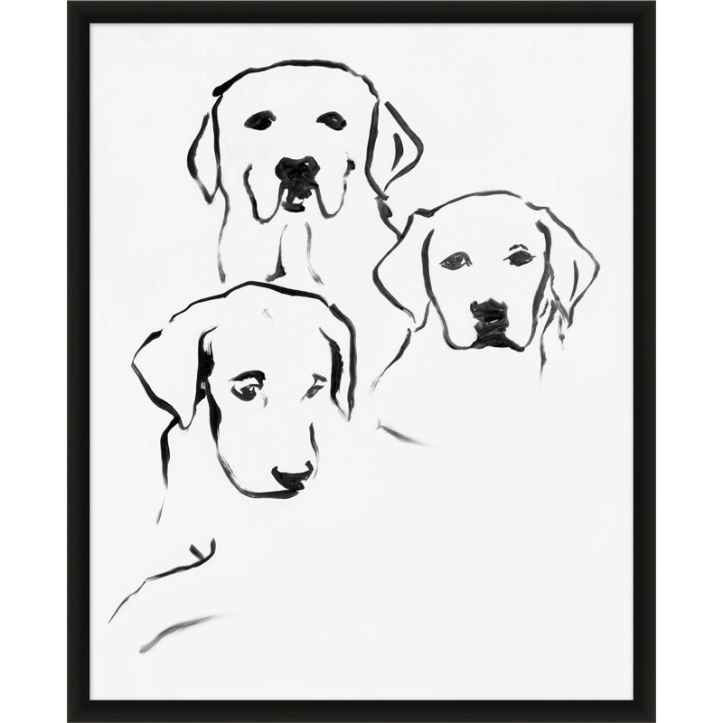 Gazing Pups 2 Print