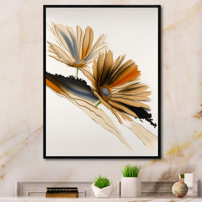 Fleurs de marguerite hyperréalistes III - reproduction sur toile