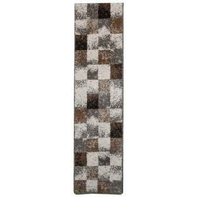 Risher Geometric Shag Area Rug