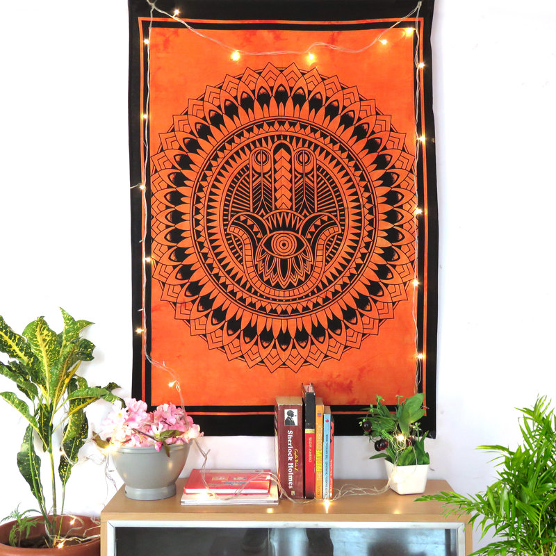 Tapisserie hippie en coton