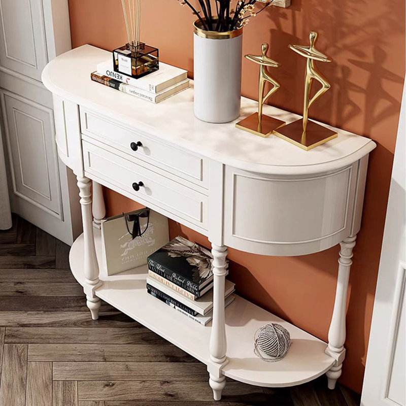 Console moderne et simple, Blanc