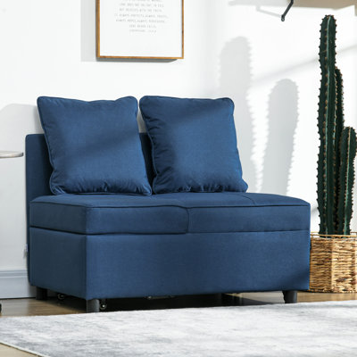 Neelisha Single 98cm Upholstered Tight Back Futon Chair