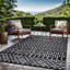 Tapis d'extérieur marocain noir / blanc Aldo-1409663822