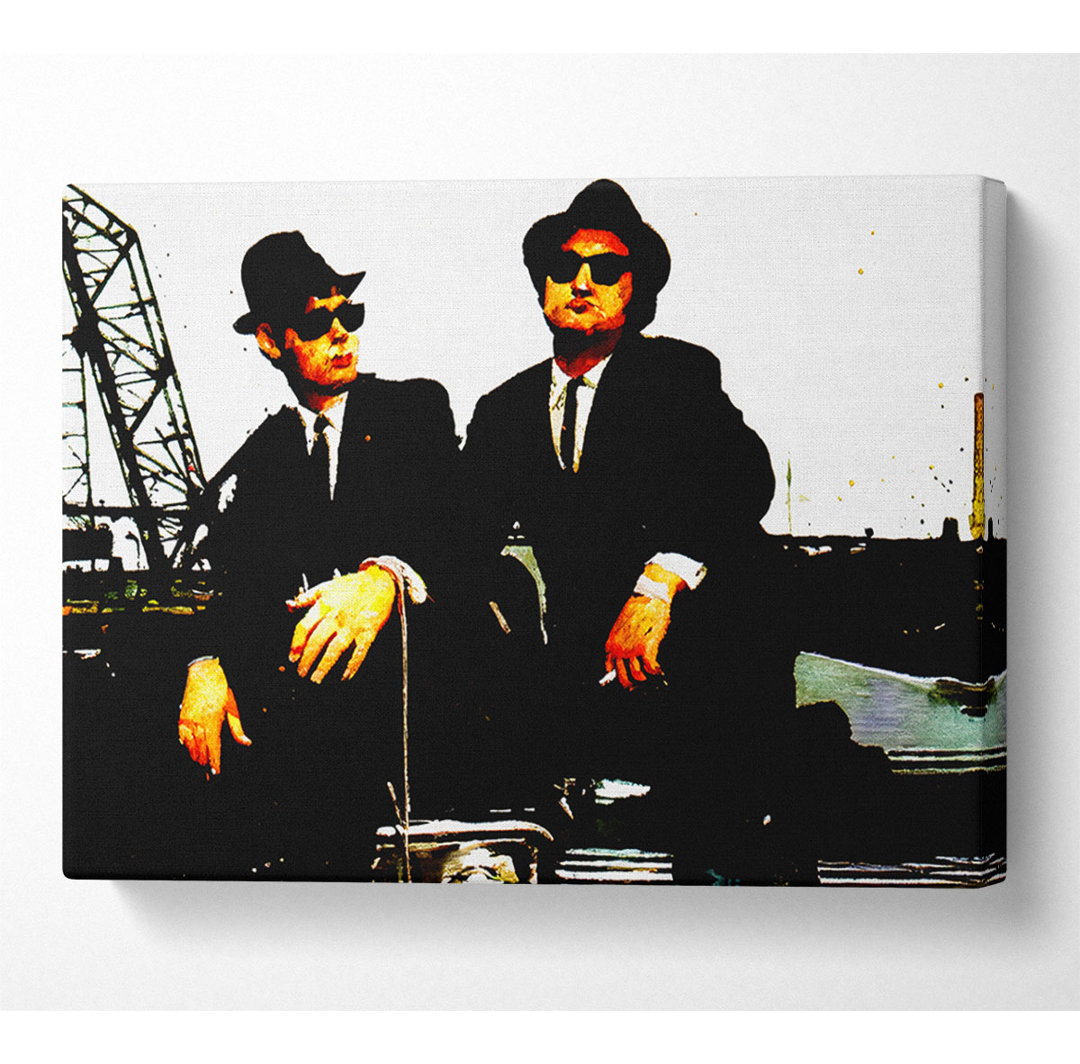 Kunstdruck The Blues Brothers Jake und Elwood