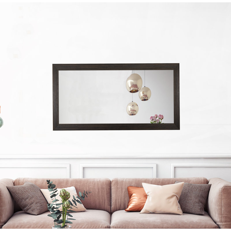 Miroir d'appoint, 60,25 po x 40,25 po, Espresso