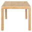 Ensemble de table de salle à manger vintage extensible pour 4 à 6 personnes avec 4 chaises rembourrées et 1 banc-130189267