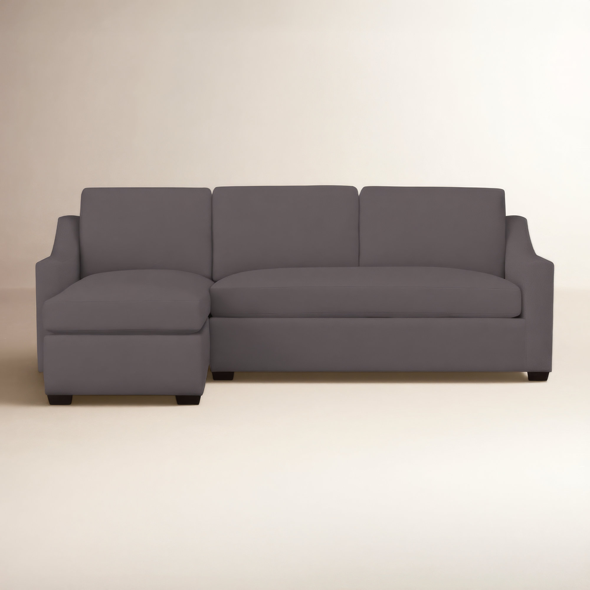 Cranbrook Upholstered Chaise L-Sectional, Left Hand Facing, Conversation Pearl Basketweave