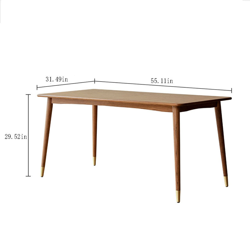 Table de salle à manger Marshawn L 55,11 po x l 31,49 po