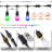 48ft 15-Bulb Color Changing Outdoor Standard String Light with Remote Control