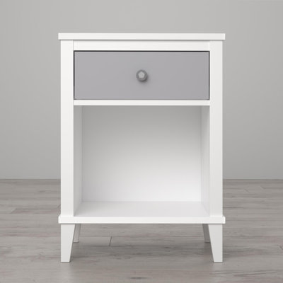 Oriane 50cm W Solid + Manufactured Wood Bedside Table