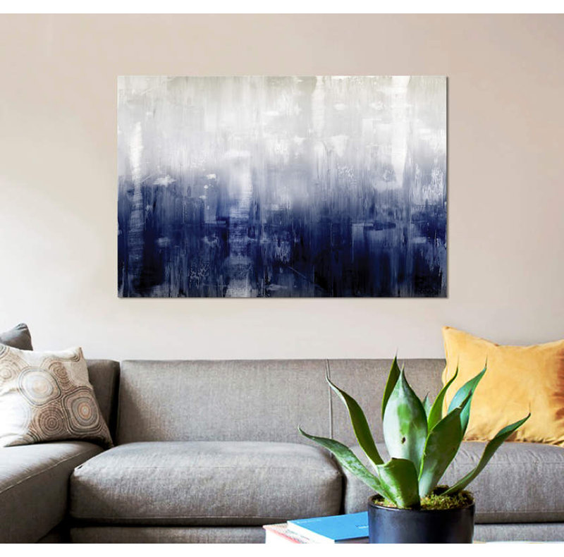 «Textural», impression sur toile, H 8 po x l 12 po x P 0,75 po, Pas de tapis, Toile tendue