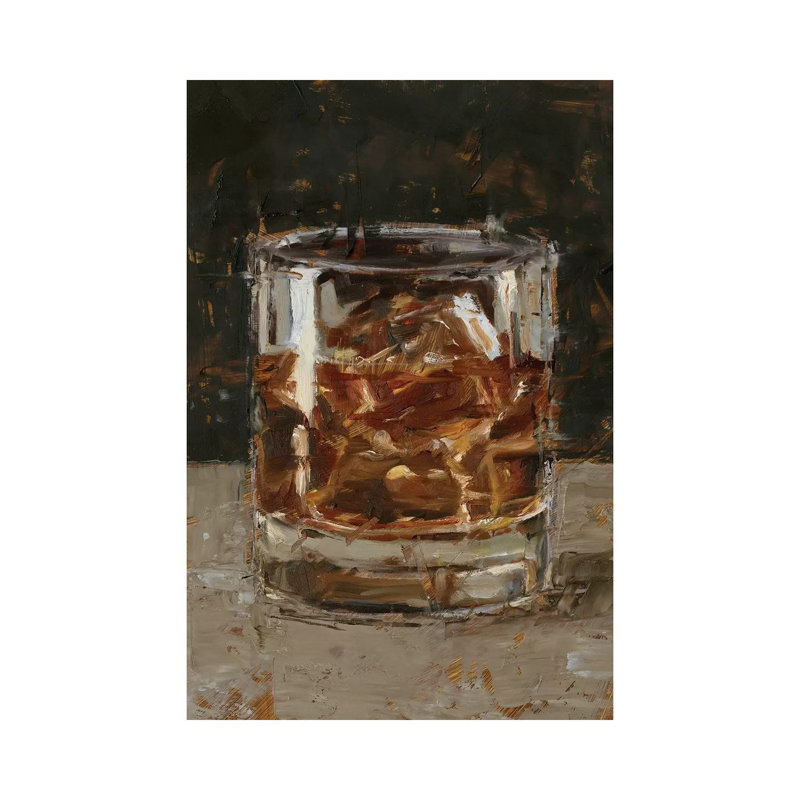 " The Hard Stuff I " by Ethan Harper, Wrapped Canvas, No Matte, 40" H x 26" W x 1.5" D