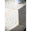 Tabouret Capiz Hexagonal 18 po x 18 po x 21 po