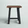 Adam 21" Wide Rustic Industrial Solid Wood Rectangular Side Table