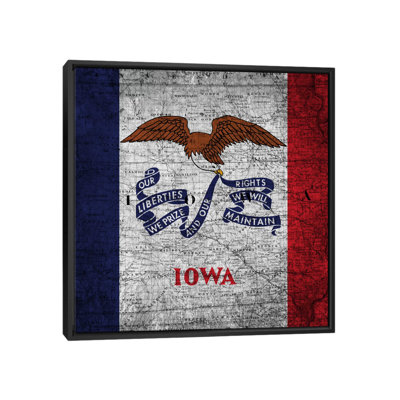 " Iowa (Vintage Map) " by ICanvas