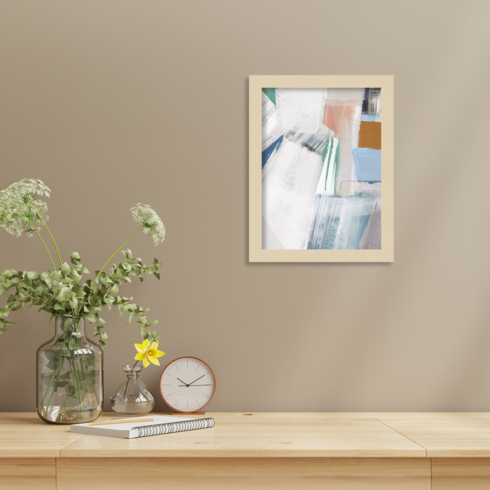 Buildings II by Gilpin Wood Framed Wall Art Print, Brown, 13" H x 10" W