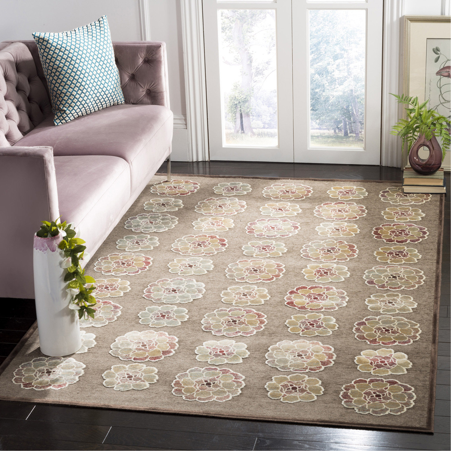 Martha Stewart Rugs Martha Stewart Viscose Floral Rug | Wayfair