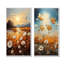 Serene Sunner Flowers Field - Wildflowers, ensemble de 2 décorations murales-179193537-179193596