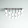 Megallan 18 Light Cluster Globe Semi Flush Mount
