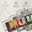 "Love Love", impression sur toile 5 pièces-93822557