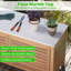 Armoire de rangement à 2 portes pour patio avec faux plateau en marbre pour terrasse