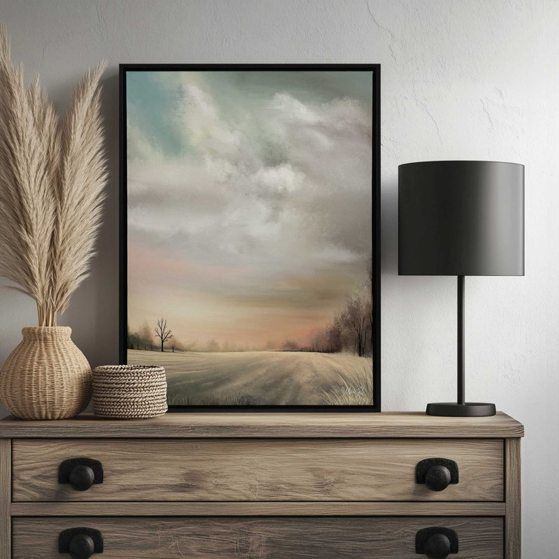 Clouds at Sunset by Marla Rae Art Print, 12 W x 16 H, Silver, Framed Canvas