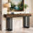 55.12 Inch Long Console Table for Entryway with Metal Legs-1504057124