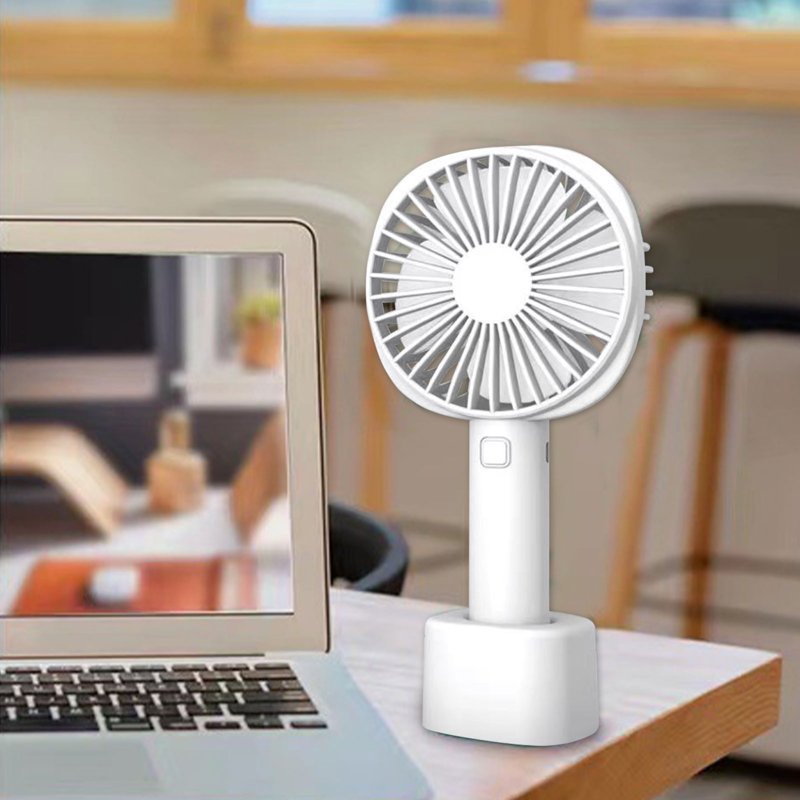 Ventilateur à main kbndieu, silencieux, grand vent, cadeau créatif, mini-ventilateur USB, réglage de la troisième vitesse