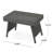 Billur Rectangular Wicker Folding Outdoor Side Table-1581537187-1595289186