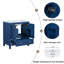 Meuble-lavabo 30 po avec lavabo simple-34437299