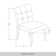 Black Wooden Dining Chair With Linen Cover