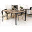 Sandrine Teak Metal Base Dining Table