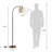 Kjeld 63" Arched Floor Lamp-213479853