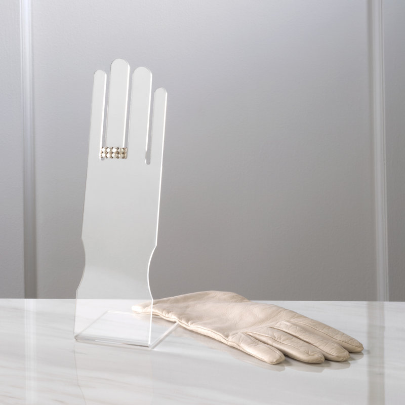 Présentoir à bijoux / gants en acrylique