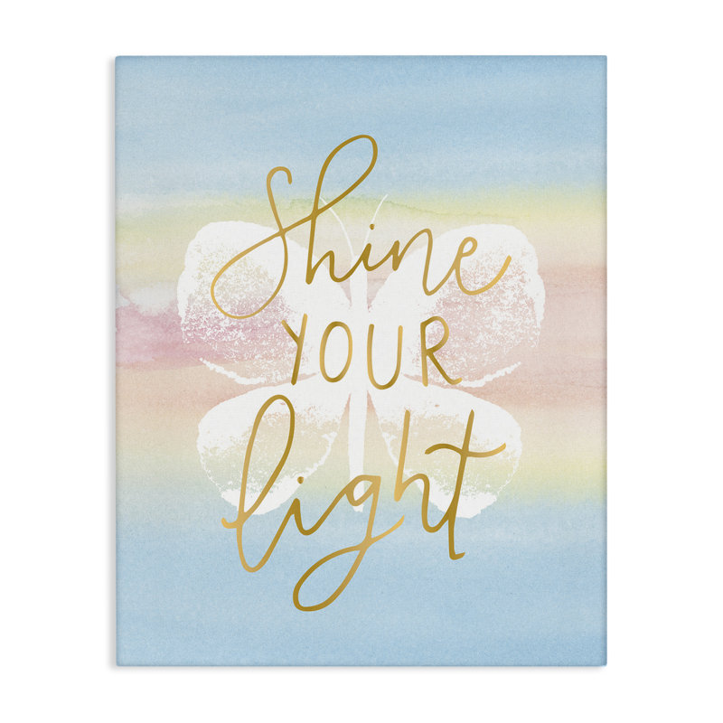 «Shine Your Light» par Blue Chair Blessing, H 30 po x l 24 po
