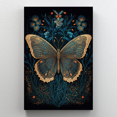 " Wildflowers And Butterfly "