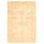Tapis crème unique en laine noué à la main de style années 1990 de 6 pi 2 po x 8 pi 10 po Fradley