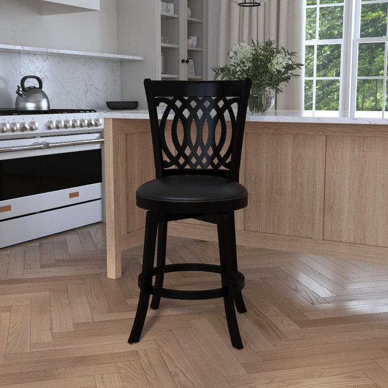 Collinsworth Swivel Upholstered Counter Stool