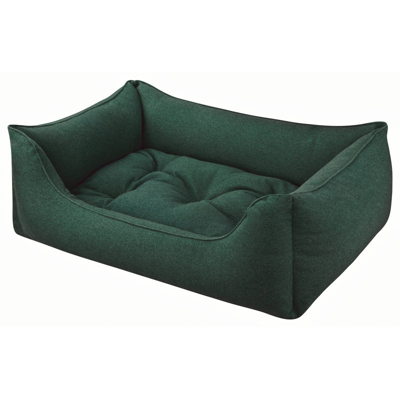 Orthopedic Polyester Pet Bed, Extra large (100cm W x 80cm D x 35cm H), Dark Green