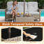 Square Wicker/Rattan Outdoor Coffee Table With Umbrella Hole-2103565951
