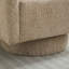 Fauteuil d'appoint pivotant revêtu de tissu bouclé-112730289