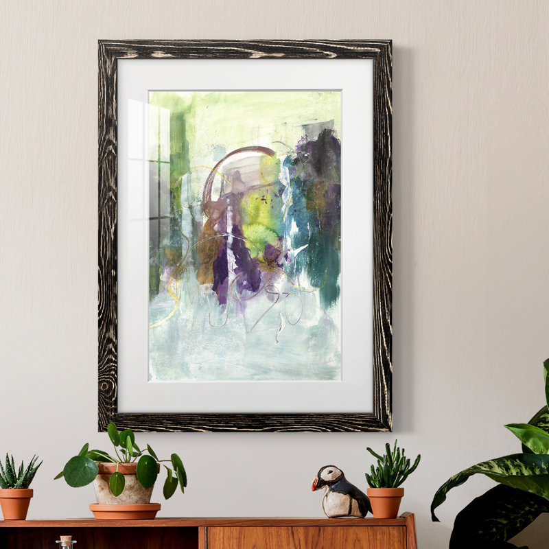 «Moving On I» encadré mat - prêt à être accroché, Cadre noir, H 31,5 po x l 23,5 po x P 1 po