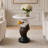 Eagle Head Marble-Top Accent Table