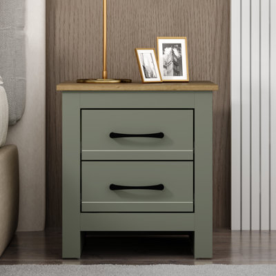 Limestone Manufactured Wood Bedside Table
