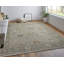 Tapis oriental en laine noué à la main bleu / or / gris-1160716070