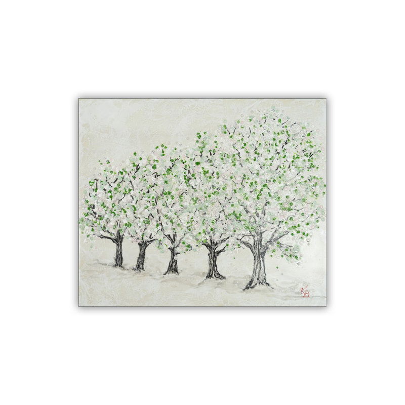 Nature Inspired "Springtime Serenity" Canvas Wall Art By , 12" H x 16" W, Wrapped Canvas, Does Not Apply