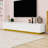Fluted TV Stand with 4 Drawers-1396356319