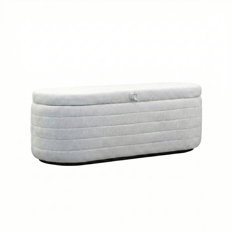 Ridwan Polyester Upholstered Storage Bench