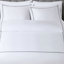 5 édredon en coton, contexture de 500 fils, double / grand avec taie d'oreiller douillette 500tc et broderie double rayure-119384814