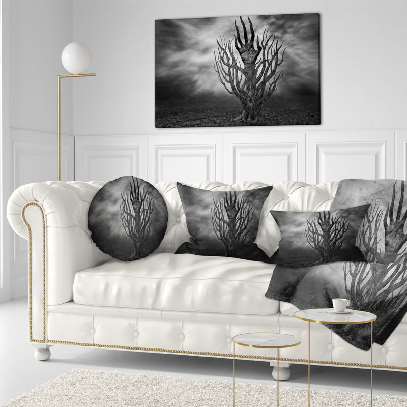 Cri de main - Coussin imprimé abstrait